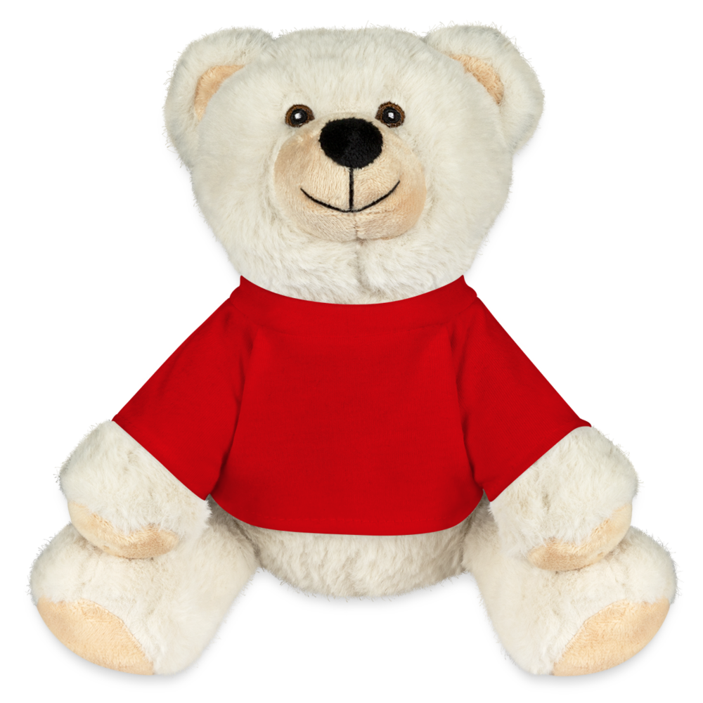 Eco Cuddle Companion Teddy Bear "Recyclebear" - red