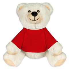 Eco Cuddle Companion Teddy Bear "Recyclebear" - red