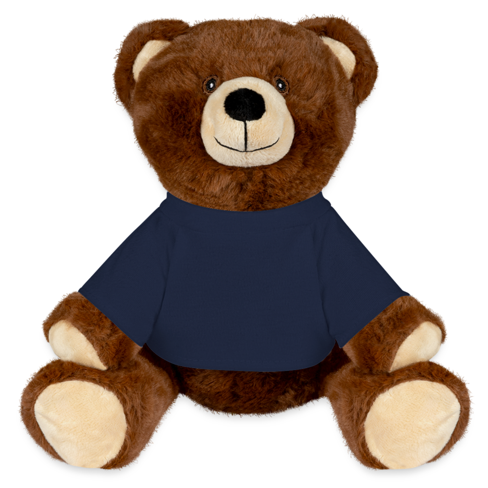 Eco Cuddle Companion Teddy Bear "Recyclebear" Brown - navy