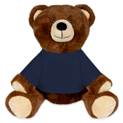 Eco Cuddle Companion Teddy Bear "Recyclebear" Brown - navy