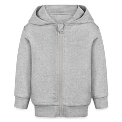 Snuggle Zip Organic Baby Hoodie - BABY CONNECTOR - heather grey