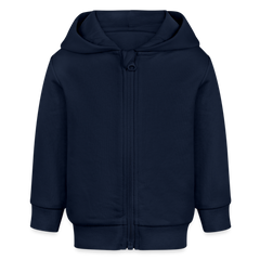 Snuggle Zip Organic Baby Hoodie - BABY CONNECTOR - navy